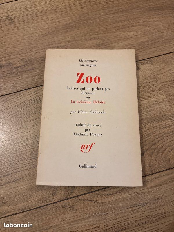 Zoo lettres qui ne parlent pas d’amour ou la troisième Heloise (image 1)