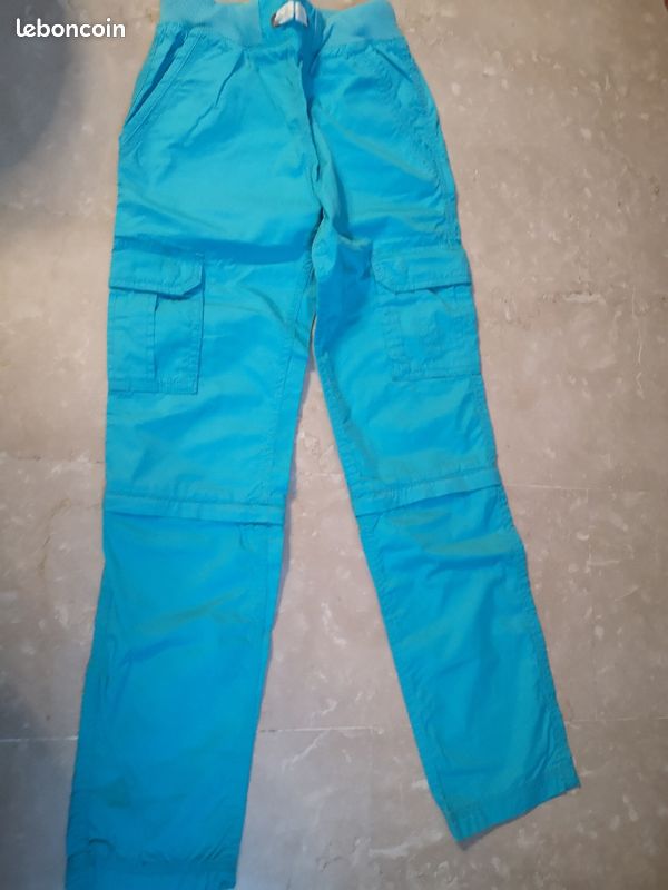 Pantalon et bernuda turquoise neuf (image 1)
