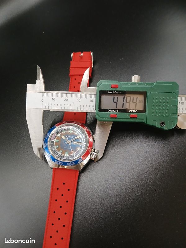 Montre De Plongée Kiple GMT Mécanique - Vintage - Fonctionne - Occasion