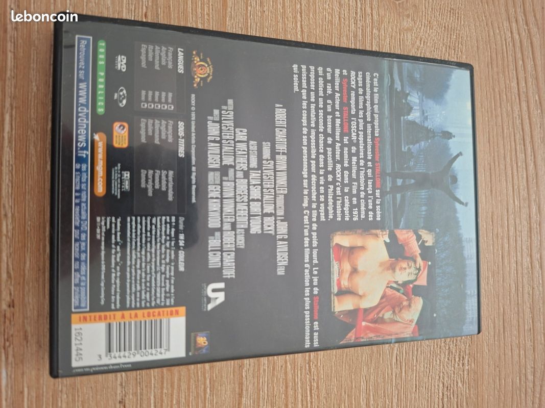 DVD Rocky avec Sylvester Stallone (image 2)
