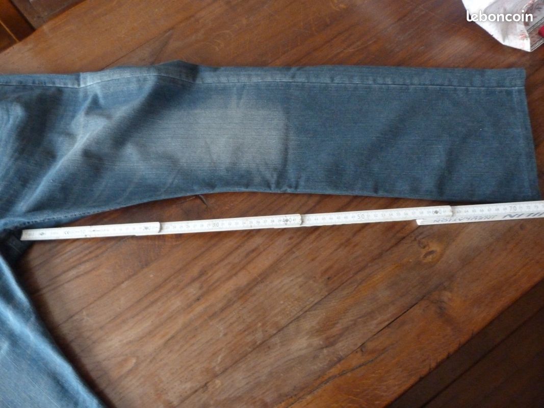 Jean Homme Complices - Taille 48 - Bleu - Coupe Droite - Entrejambe 70 Cm - Occasion Bon état