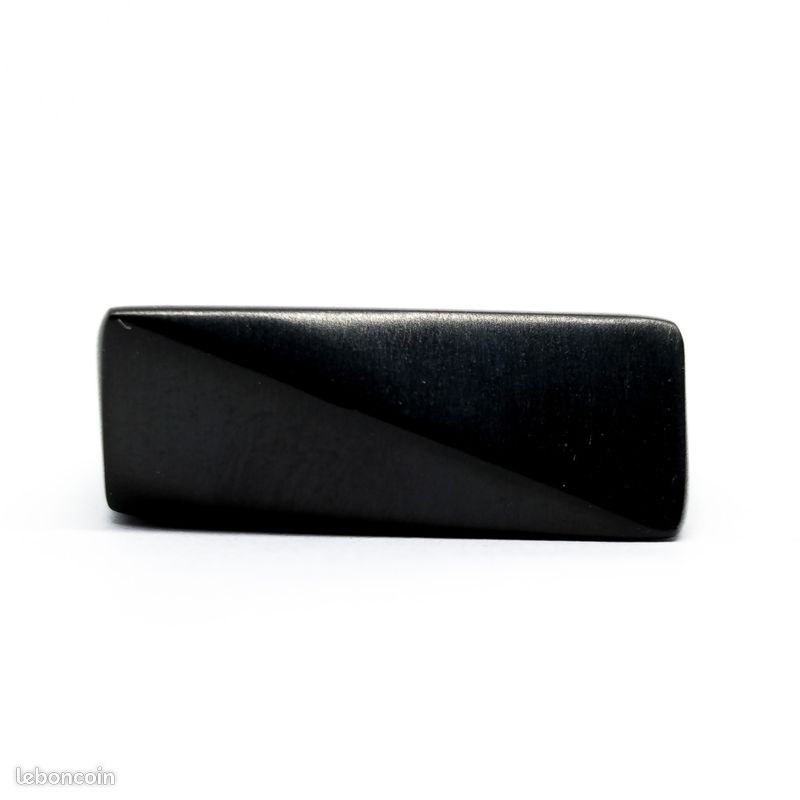 Bague architecturale noire anthracite (image 2)