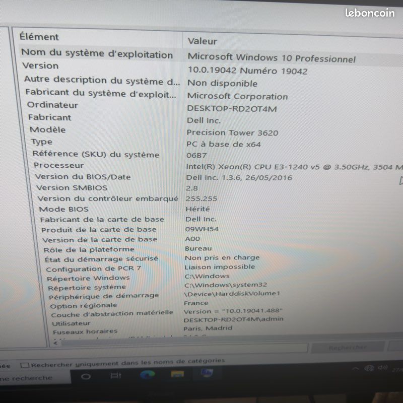 Mémoires RAM pour Precision Workstation T3620 Tower