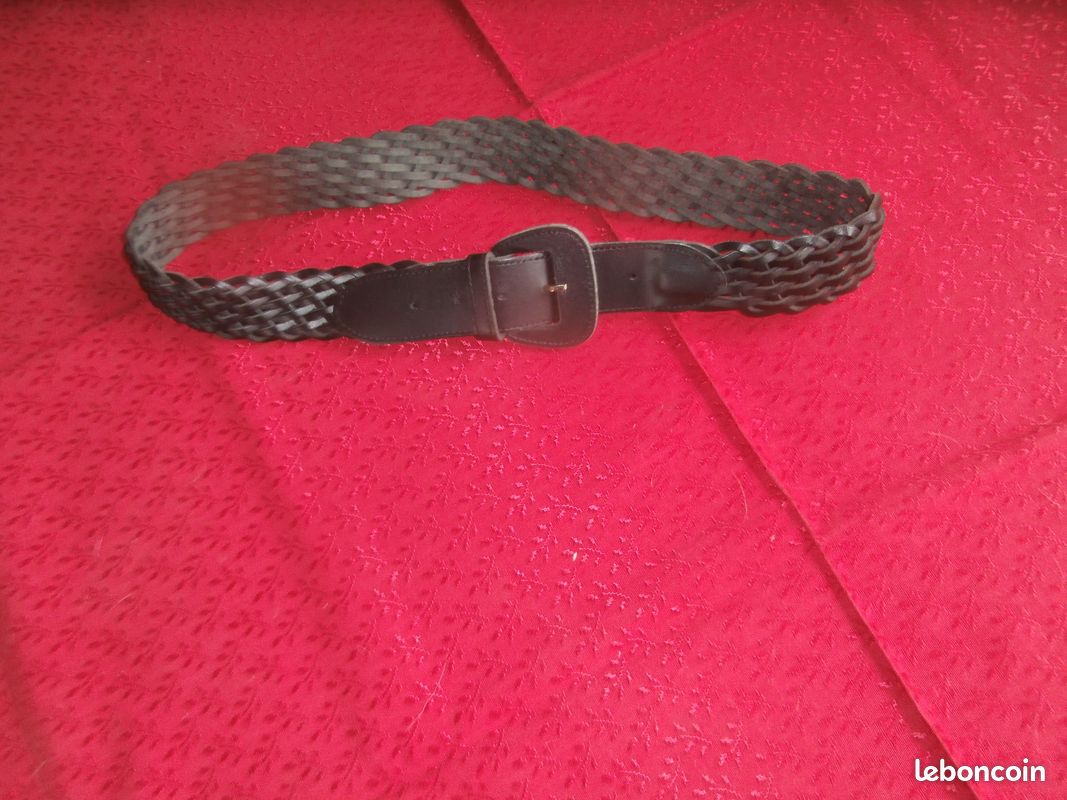 Ceinture croute de vachette 87 cm (image 1)
