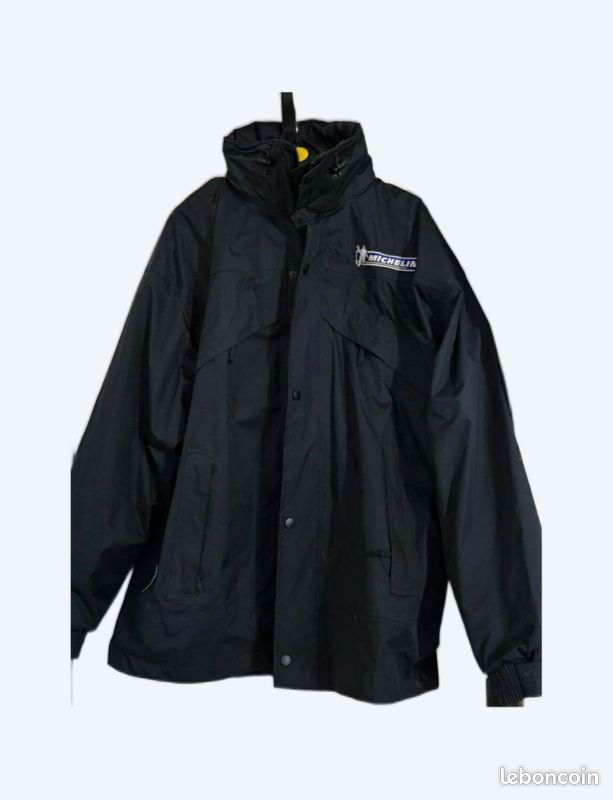 Anorak MICHELIN – Noir, Neuf – Style Publicitaire Vintage