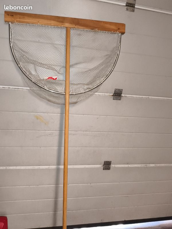 ANCIENNE EPUISETTE TELESCOPIQUE LA RUDIPONTAINE Lg 90 cm + HOUSSE EUR