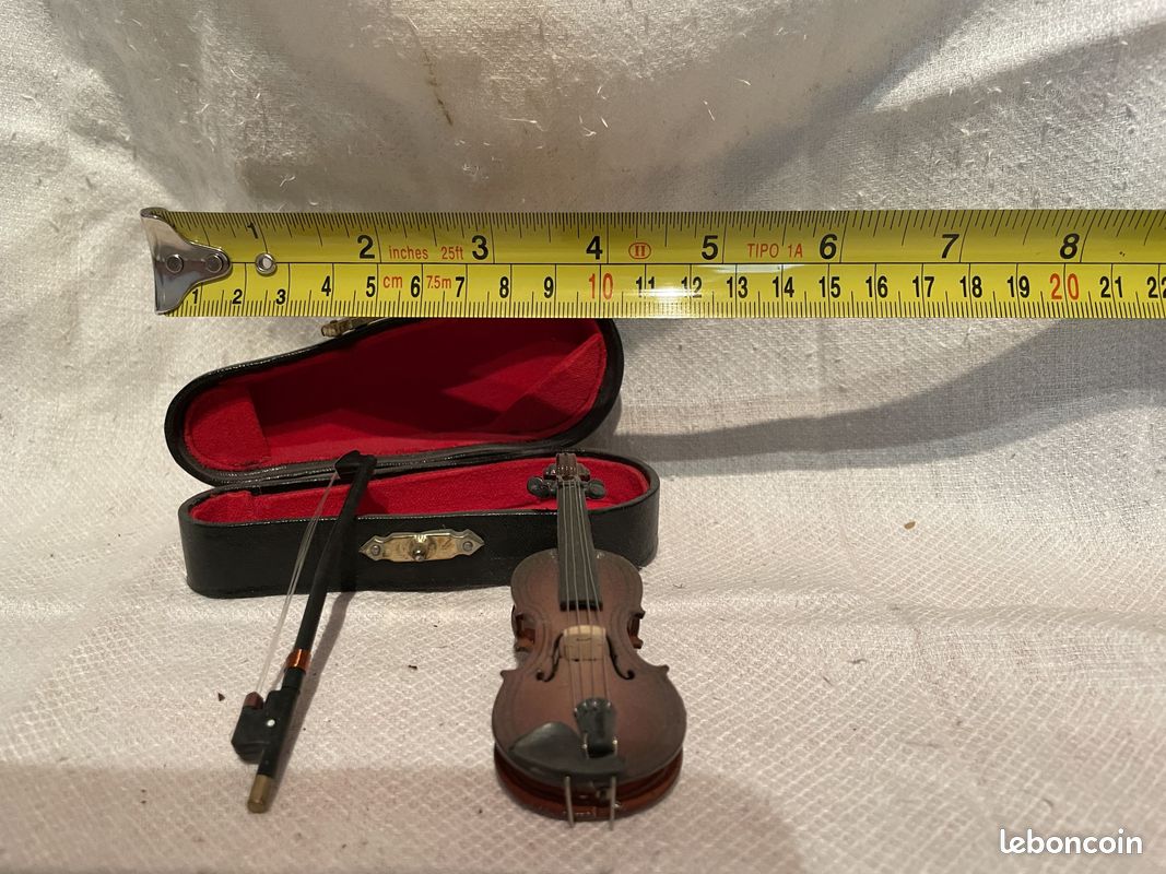 Mini violon décoratif - La Rosée