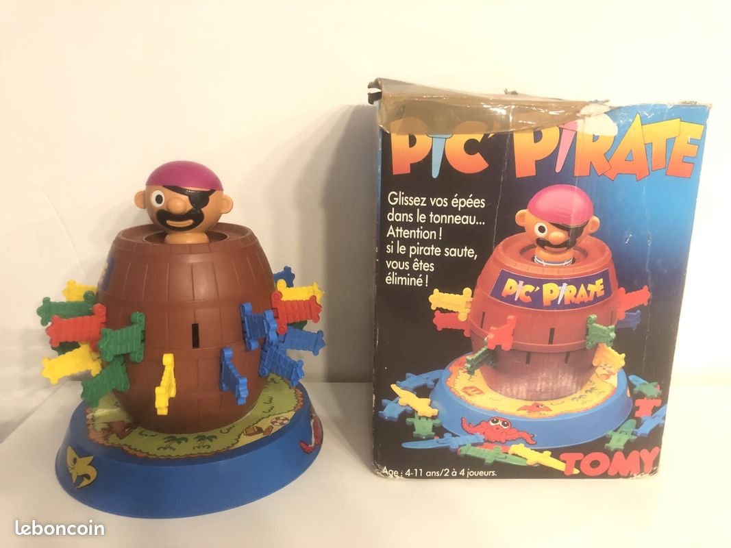 Jeu Pic Pirate TOMY – Baril Pop-up – Motricité Fine – Dès 4 Ans – 170 Mm