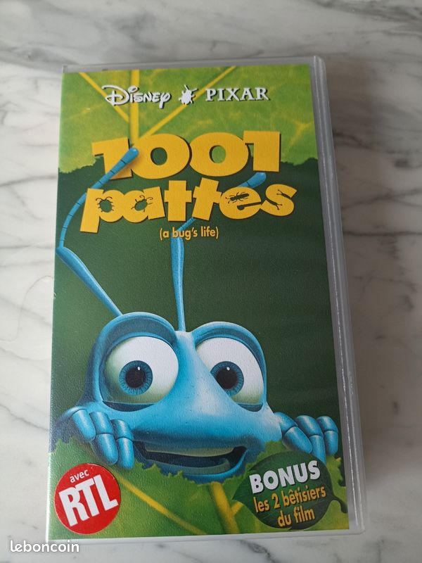 Que cette VHS mille et une pattes Disney Pixar (image 1)