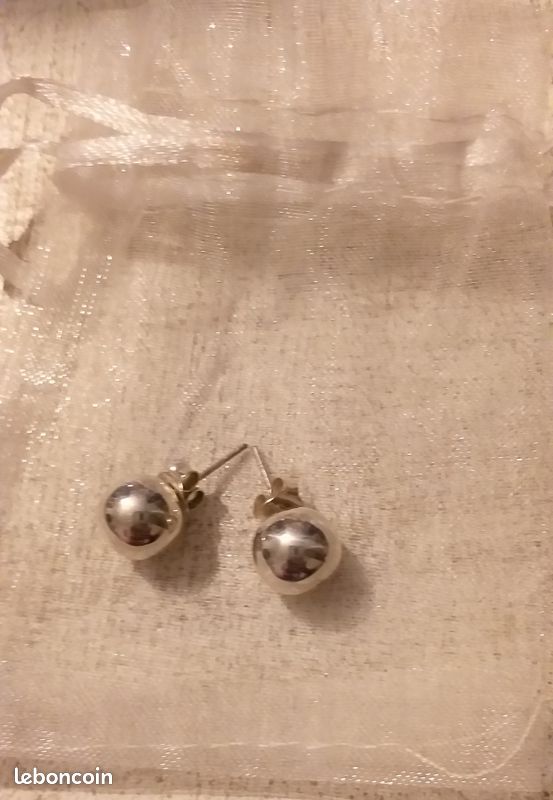 Boucles d'oreilles en argent (image 2)