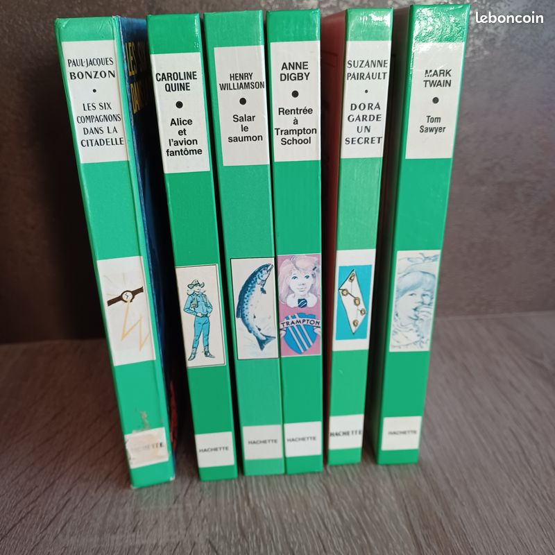 6 livres Bibliothèque Verte (image 1)