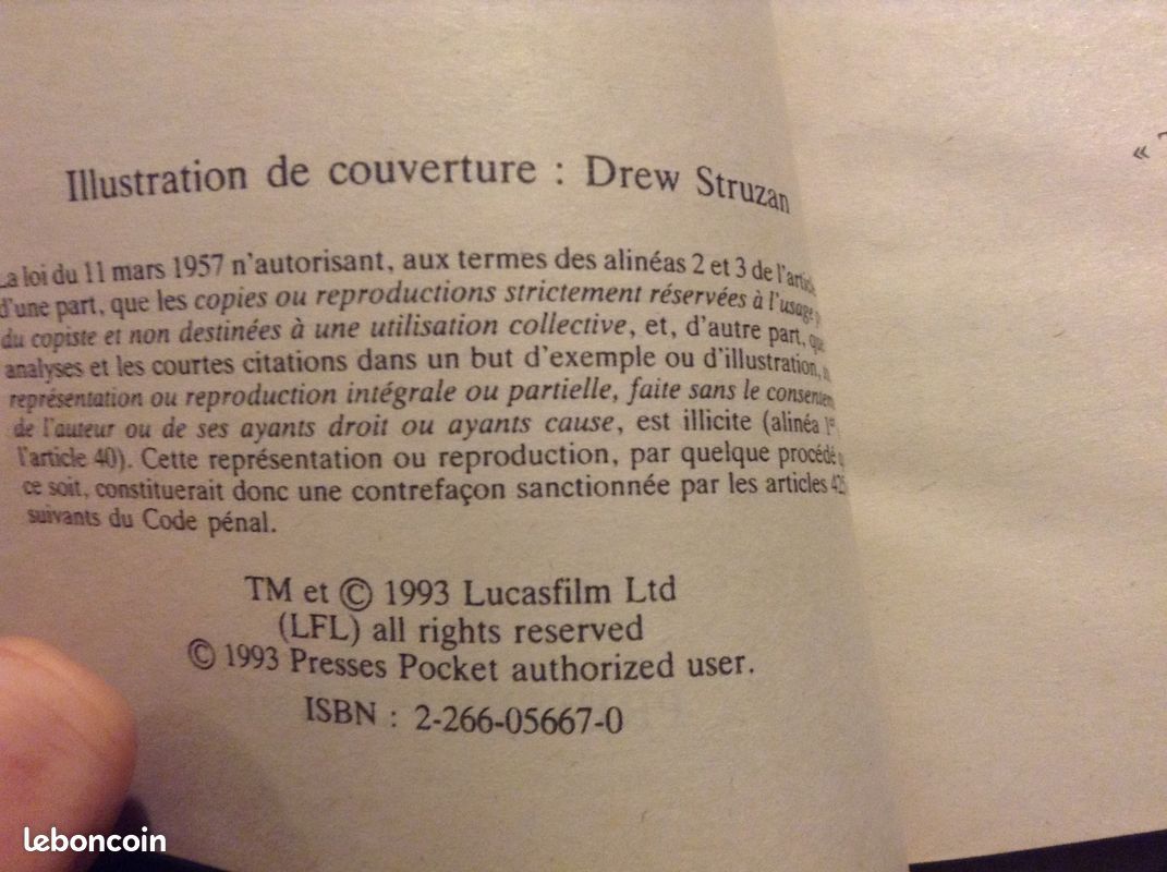 Livre de poche Indiana Jones l'arche de Noé Presses Pocket Rob Mac Gregor 1993 (image 4)