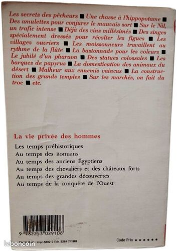 [Livre] Au temps des anciens Égyptiens (La Vie privée des hommes) - Etat correct (image 3)