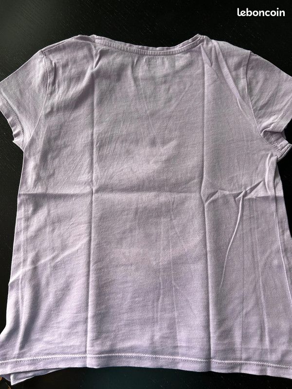 Tee-shirt violet Kiabi taille 10 ans (image 2)