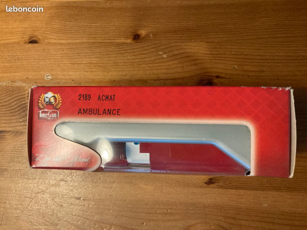 Miniature ACMAT Ambulance Pompiers Solido 1/43 N°2189 - Occasion, Collection Modélisme