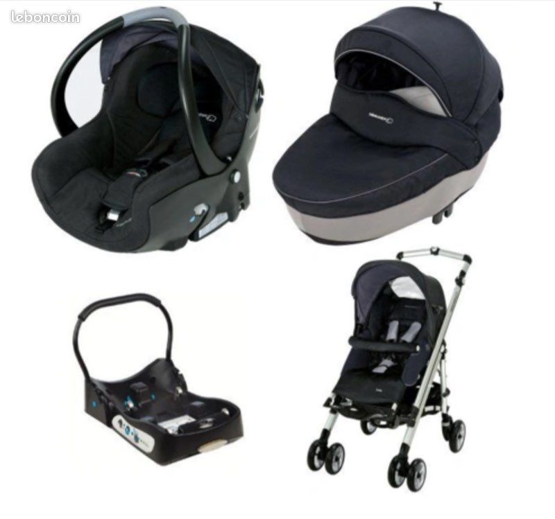 Poussette trio Bébé Confort Loola Up – ensemble nacelle, cosy