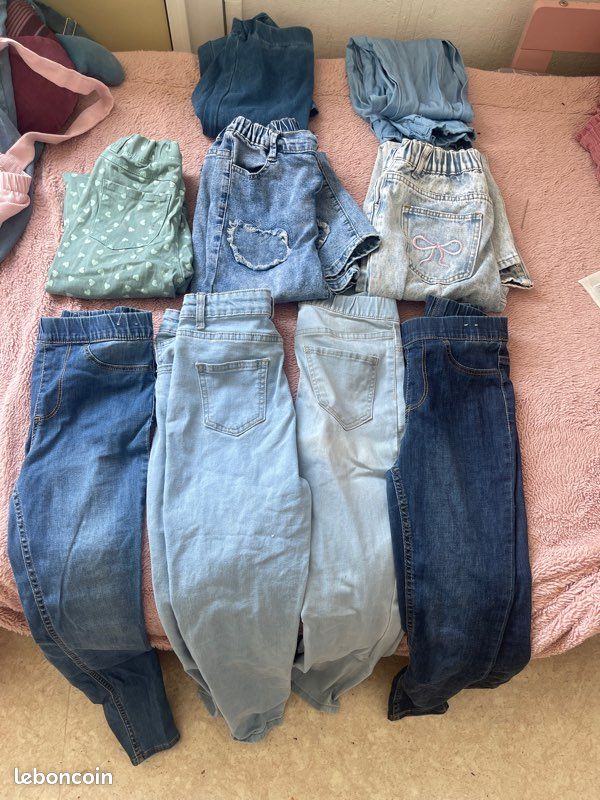 Vêtements fille de 8 à 10 ans 20 eu tout (image 1)
