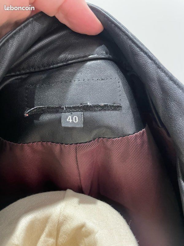 Veste cuir femme (image 4)