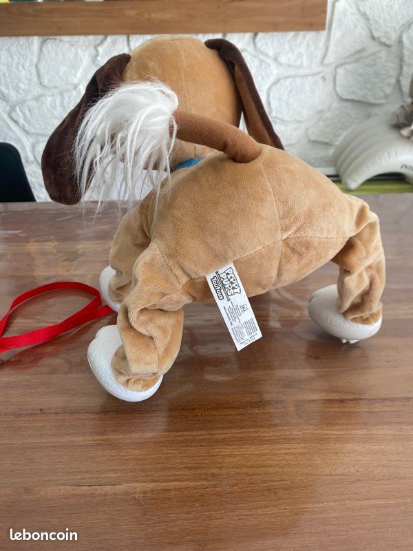 Chien marron interactif sans pile Toufou Jeux Jouets