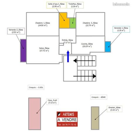 Appartement 3 pièces 67 m² — 6