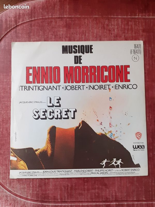 SP 45 T BO Film LE SECRET • 1974 • Ennio MORRICONE • SUPER ÉTAT • (image 3)