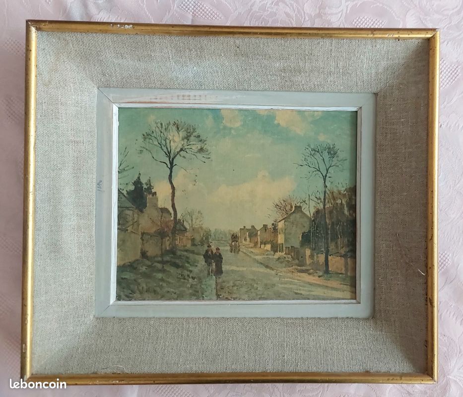 Tableau_Reproduction Route de Louveciennes Pissaro (image 1)