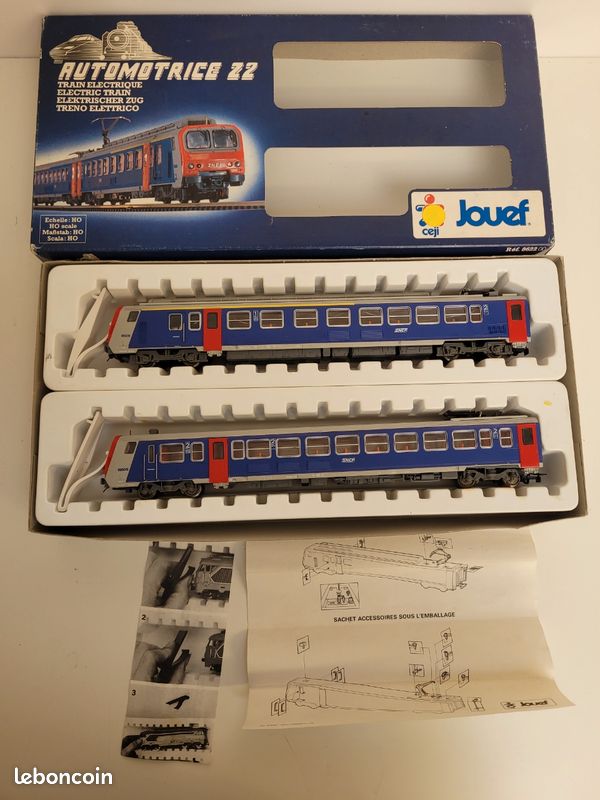 Train wagon N°8622 automotrice Z2 Jouef Ho (image 2)