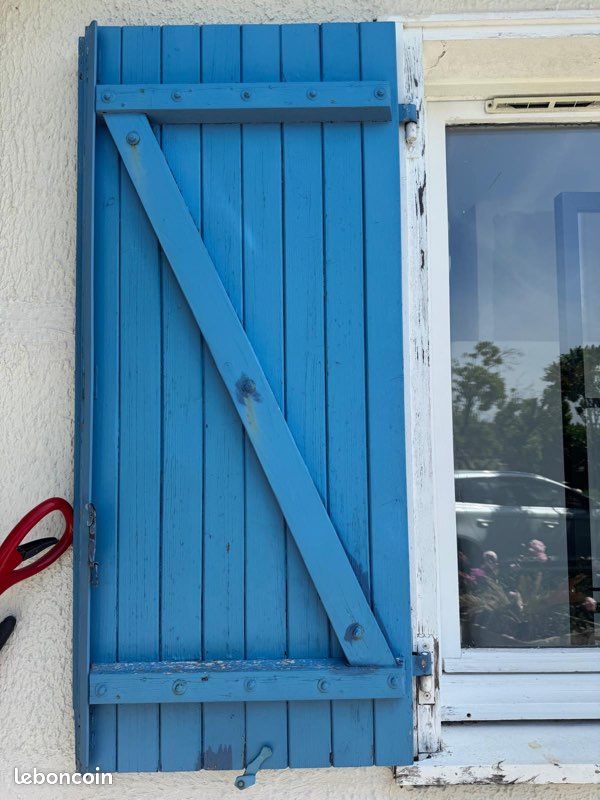 🇫🇷 5 paires de volets bois anciens à rénover 🇫🇷 (image 2)