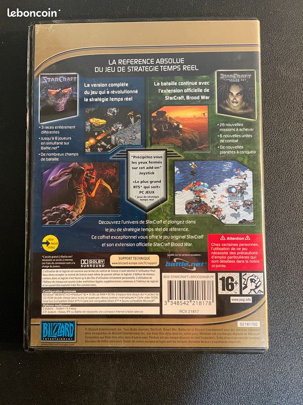 Starcraft et Brood War - Jeux vidéo