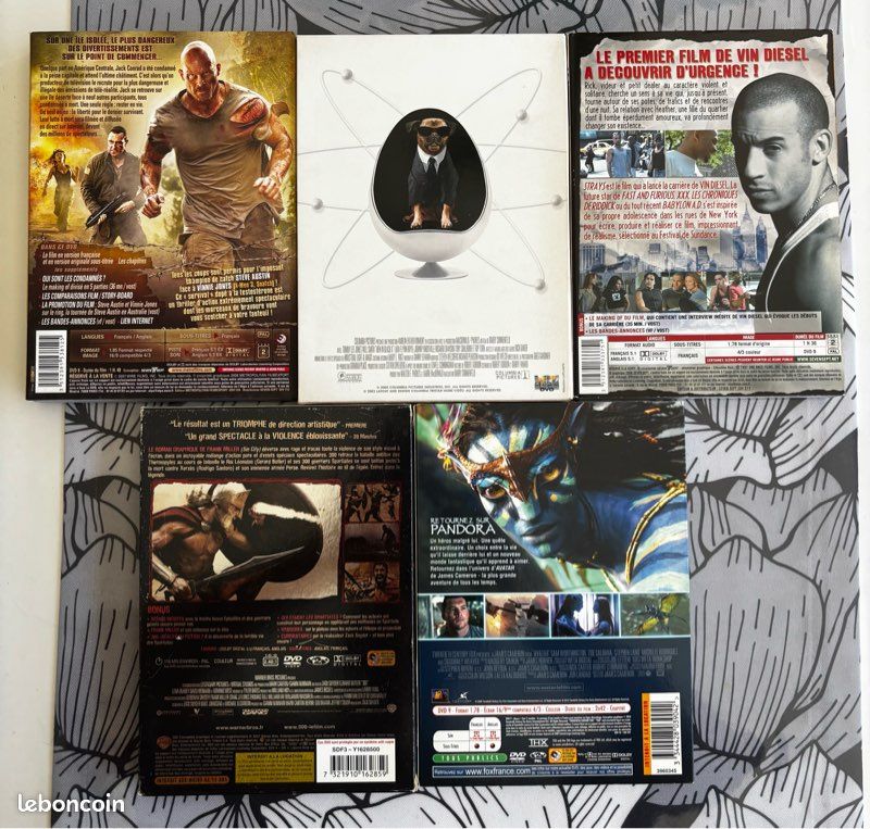 Lot de 5 DVD avec boite cartonné (image 2)