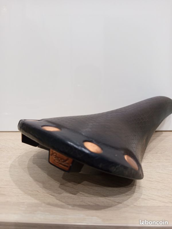 Selle San Marco Regal Girardi 1987 Cuir Brun Foncé - Vintage Vélo Course