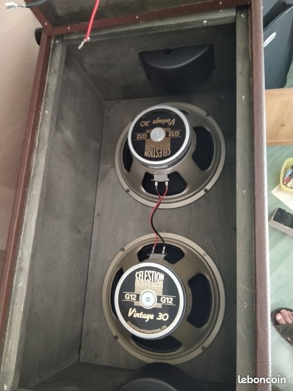 Cab. Hesu 2x12 vintage 30 avec housse (image 3)