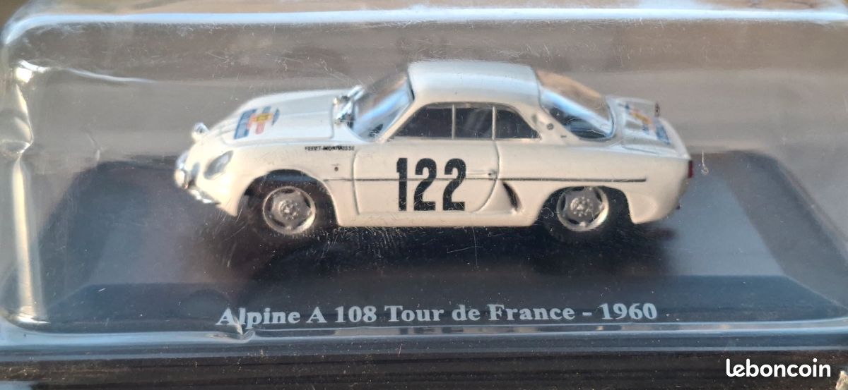 Voiture Miniature 1/43 Renault Alpine A108 Tour De France 1960 #122 - Eligor - Neuf