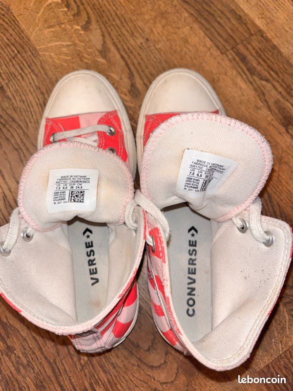 Converses roses (image 5)