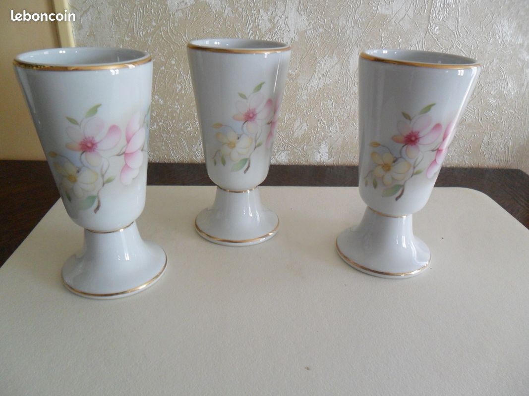 3 mazagrans porcelaine -NEUF (image 1)