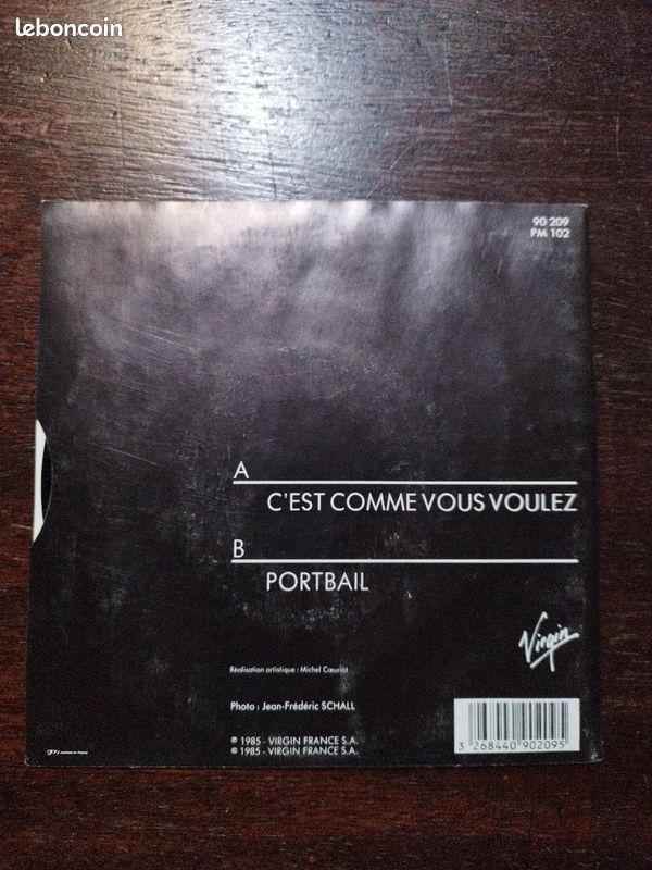 Vinyle 45t Alain Souchon (image 2)