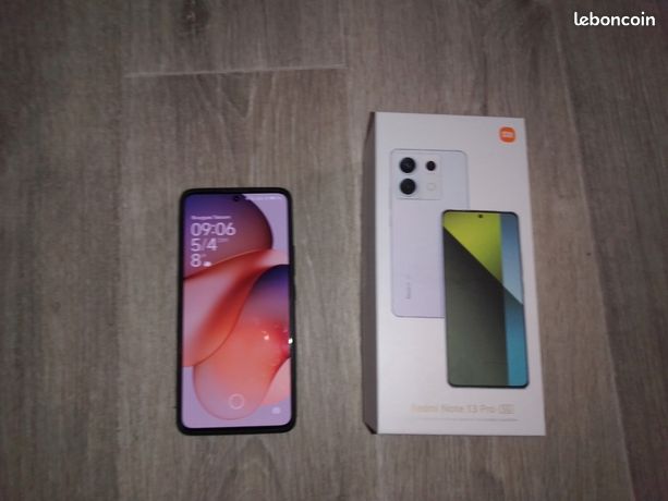 Xiaomi Redmi Note 13 Pro D'occasion - 256 Go / 8 Go RAM - Débloqué - Noir - Chargeur Inclus