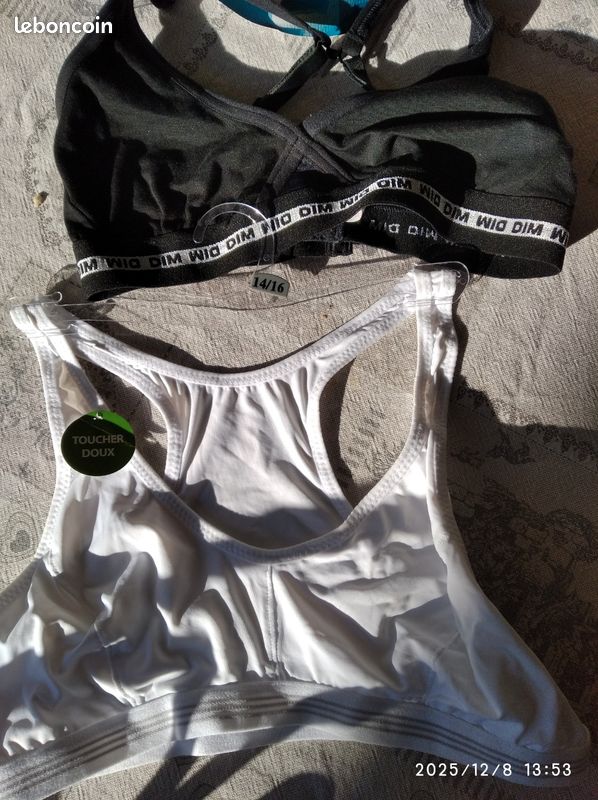 Soutien-gorge sport "DIM" & Soutien gorge "SINCÈRE" (image 3)