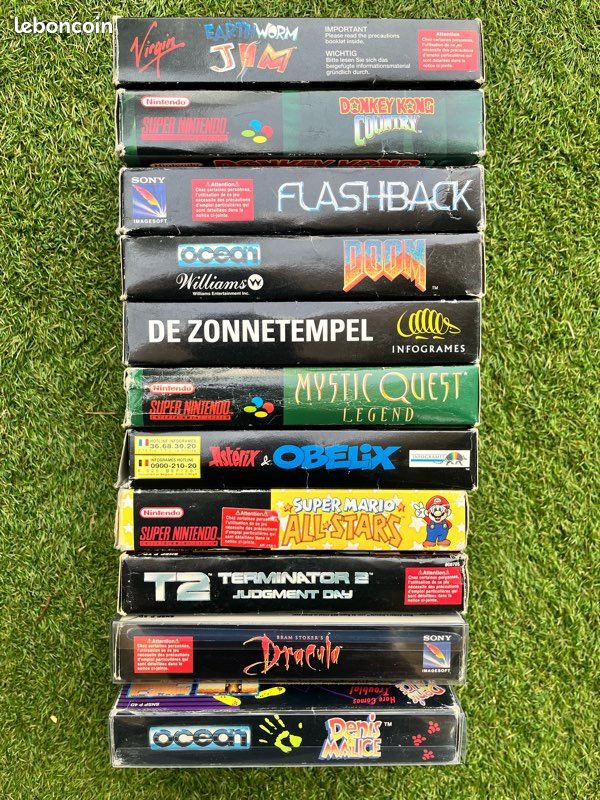 Lot jeux Snes / Super Nintendo - Jeux vidéo