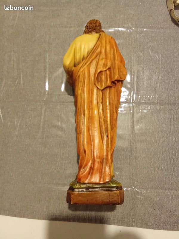 Vend statue religieuse en résine jesus christ H 30 CM LARG 8 CM (image 2)