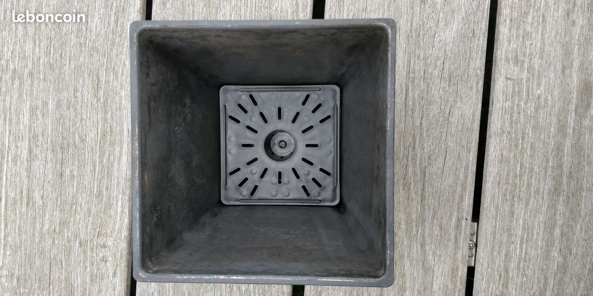 Pot d'intérieur avec réserve d'eau 15 x 15 cm (image 6)
