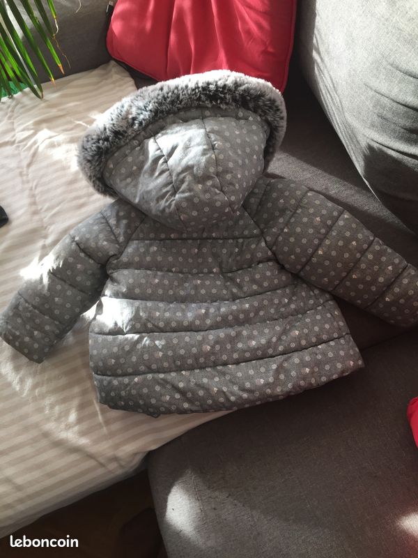 Manteau bébé fille 18 mois Obaidi (image 2)