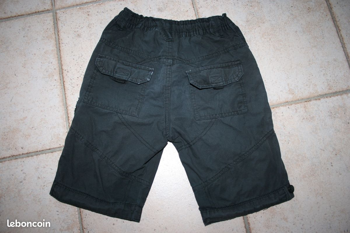 Bermuda garcon 6 ans taille ajustable tbe (image 2)
