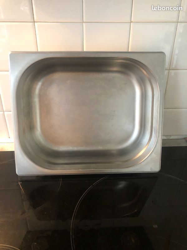 BAC GASTRO INOX 1/2 - MATERIEL DE CUISSON Choix dimension (cm - lxLxh) 32.5 x26.5x6.5