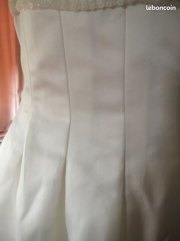 Robe mariée bustier sequins (image 3)