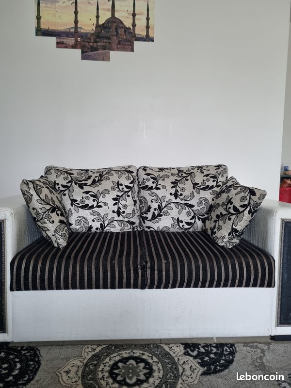 Canapé 2 places + fauteuil (image 2)