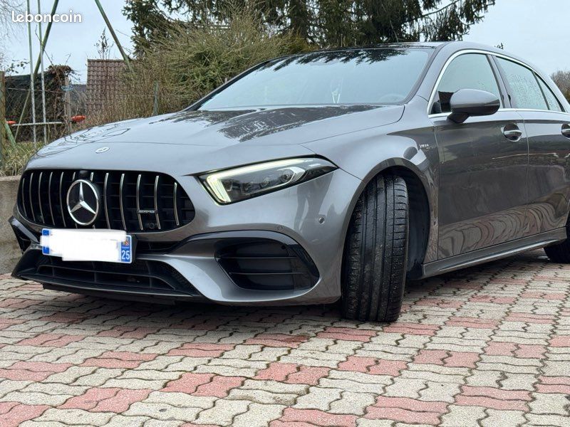 Mercedes a45 s amg 4matic+ – 421 ch – gris montagne magno (image 1)