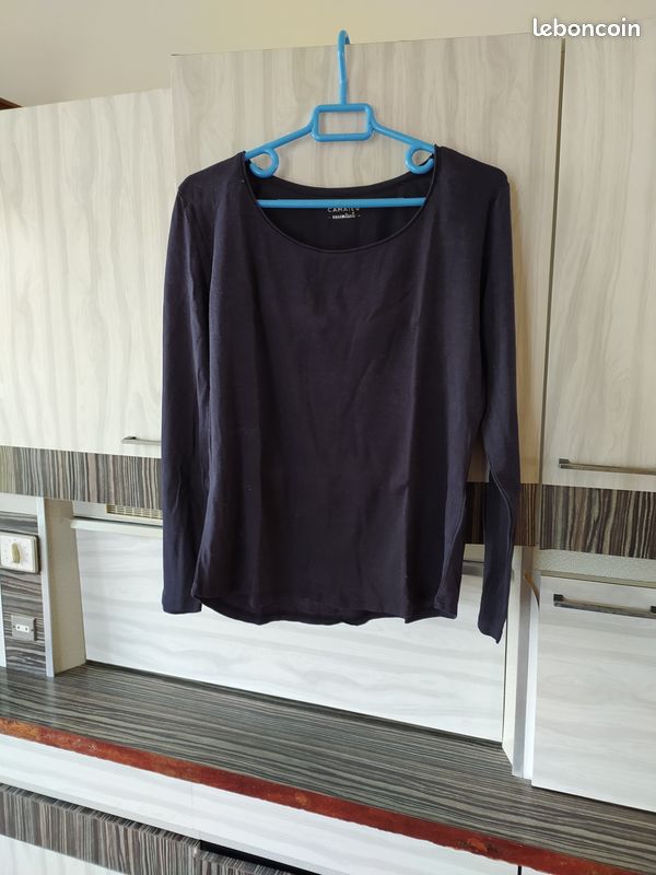 T-shirt grande manches femme XL (image 1)