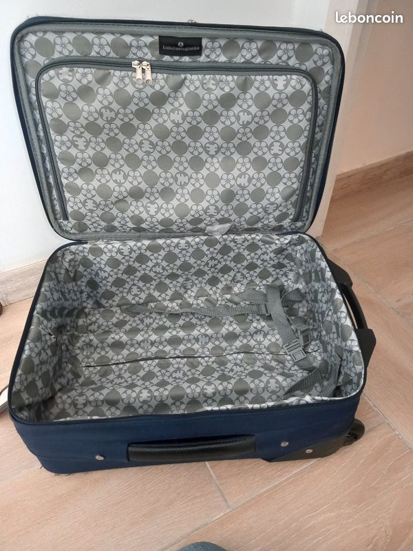 Valise Lulu Castagnette Tissu Valise Lulu Castagnette Tissu Valise