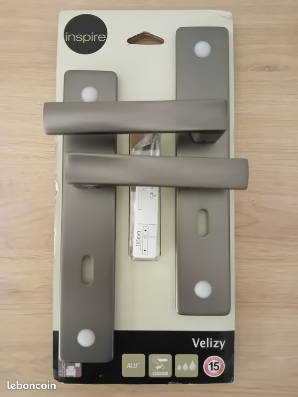 Poignée de porte en aluminium neuf (image 1)
